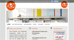 Desktop Screenshot of malerei-reimann.de